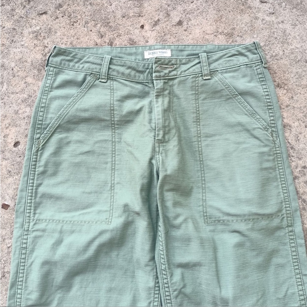 Rare Japanese Dubble Works Warehosue Men’s Green Chino Pants Size 31 View 3